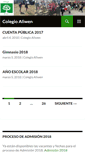Mobile Screenshot of colegioaliwen.cl